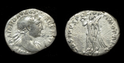 Trajan, Denarius, Victory on Shields Reverse!